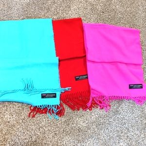 Bundle of 3 Cashmere Scarfs